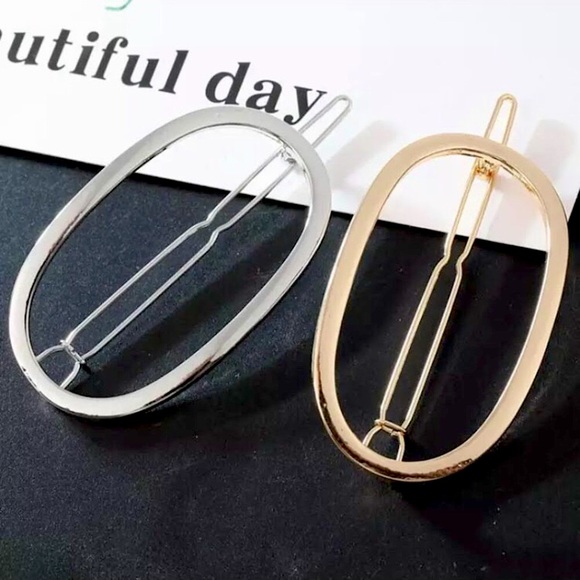 🔵𝟲𝟱%𝗢𝗙𝗙 𝗯𝘂𝗻𝗱𝗹𝗲𝘀 𝟯+🔵 NEW Large Oval Minimalist Barrette - Picture 7 of 9